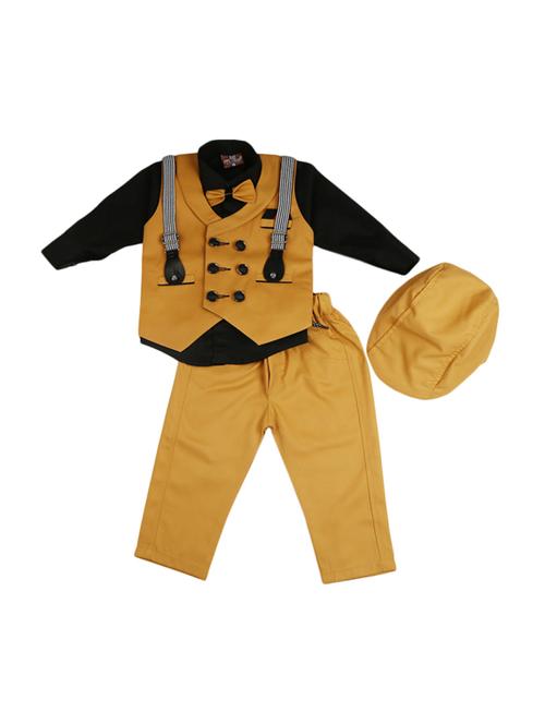 yellow printed top bottom set - 19296899 - Very Small Image - 1