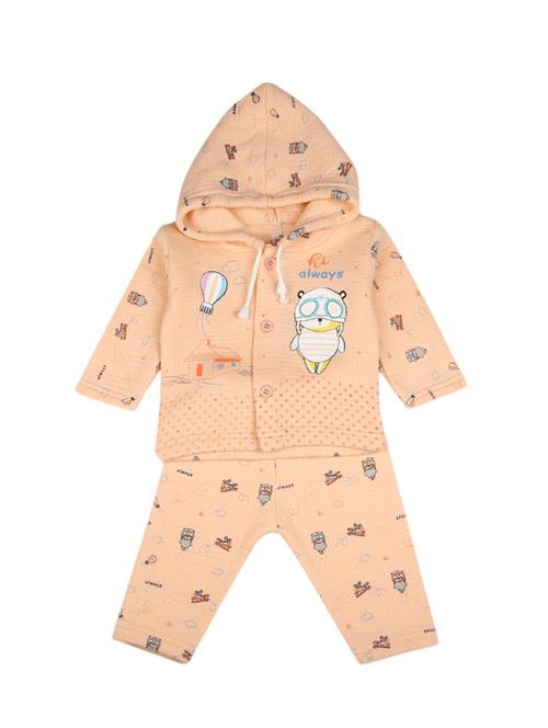 girls printed hooded twin set - 19296945 - Very Small Image - 1