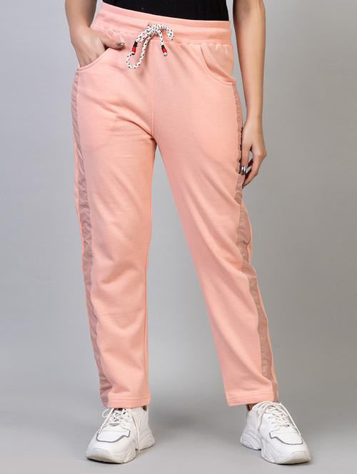 orange solid track pant - 19297294 - Very Small Image - 1