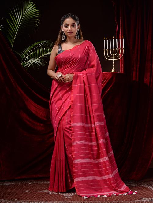 self designed woven saree with blouse - 19297391 - Very Small Image - 1