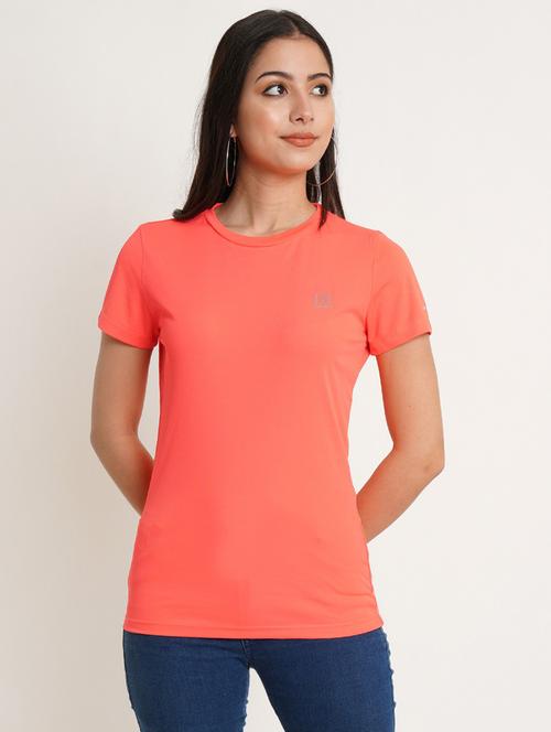 women's plain round neck t-shirt - 19298334 - Very Small Image - 1