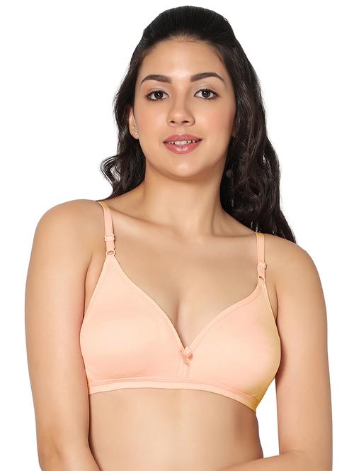 beige hosery tshirt bra - 19300059 - Very Small Image - 1