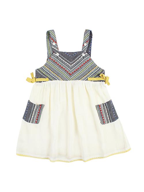 girls shoulder strap sleeveless frock - 19302419 - Very Small Image - 1