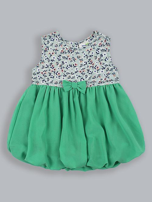 girls round neck sleeveless frock - 19302422 - Very Small Image - 1