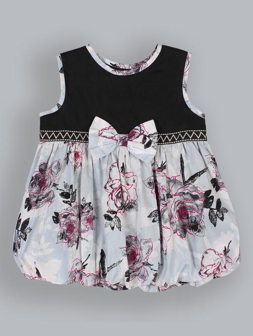 girls round neck sleeveless frock - 19302475 - Very Small Image - 1