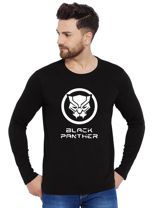 black printed regular t-shirt - 19302608 - Very Small Image - 1