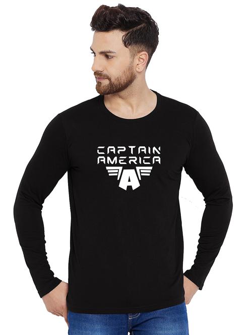 printed cotton full sleeves t-shirt - 19302673 - Very Small Image - 1