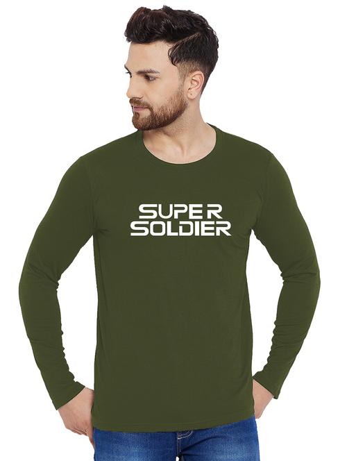 printed cotton full sleeves t-shirt - 19302788 - Very Small Image - 1