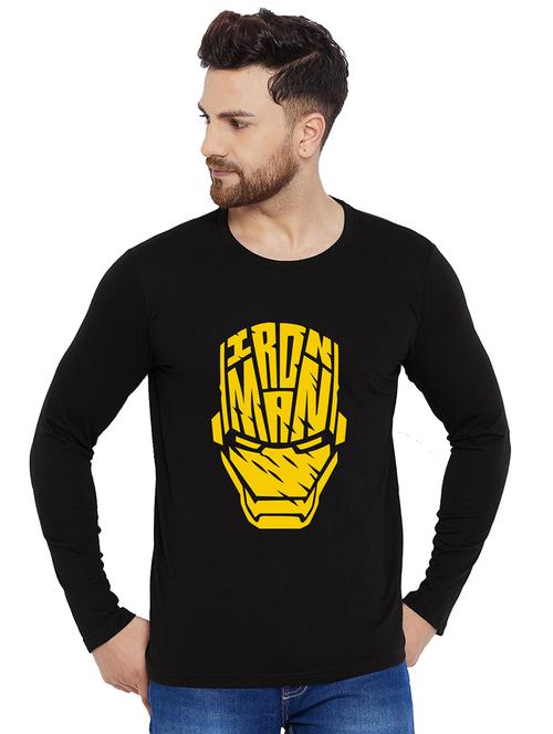 printed cotton full sleeves t-shirt - 19302881 - Very Small Image - 1