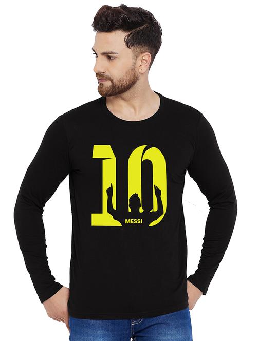 printed cotton full sleeves t-shirt - 19302901 - Very Small Image - 1