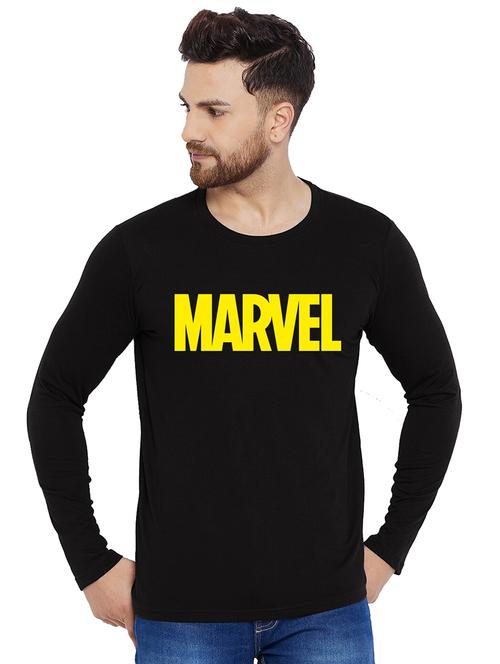 printed cotton full sleeves t-shirt - 19302925 - Very Small Image - 1