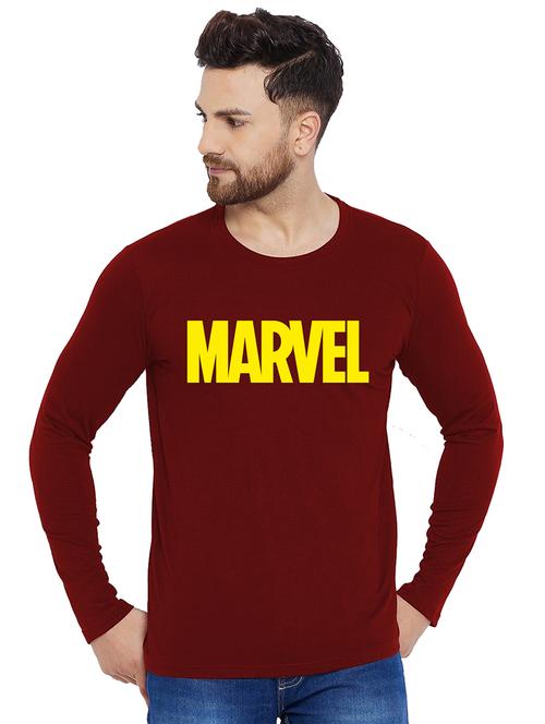 printed cotton full sleeves t-shirt - 19302926 - Very Small Image - 1