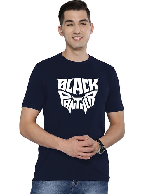 men chest print round neck t-shirt - 19303039 - Very Small Image - 1