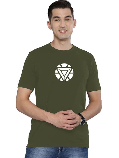 men chest print short sleeves t-shirt - 19303120 - Very Small Image - 1