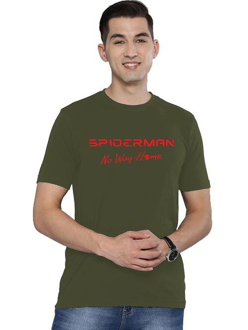 men chest print round neck t-shirt - 19303355 - Very Small Image - 1