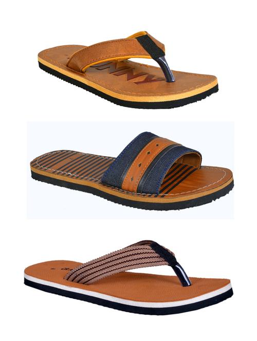 pack of 3 printed flip flop - 19313500 - Very Small Image - 1