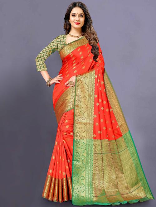 self design kanjivaram saree - 19314854 - Very Small Image - 1