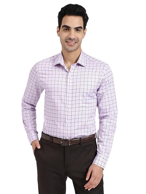 mens checks formal shirt - 19323297 - Very Small Image - 1