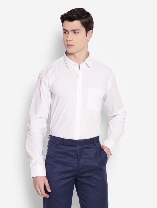 mens solids formal shirt - 19323420 - Very Small Image - 1