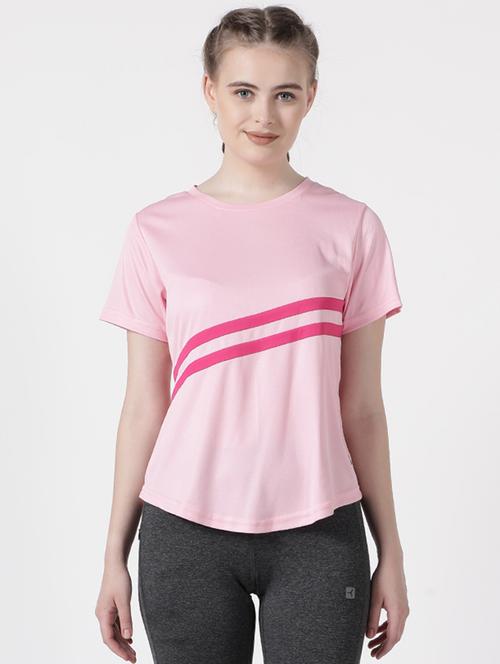 women's striped round neck t-shirt - 19326572 - Very Small Image - 1