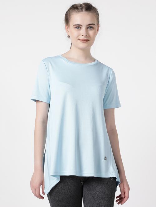 women's plain round neck t-shirt - 19326574 - Very Small Image - 1