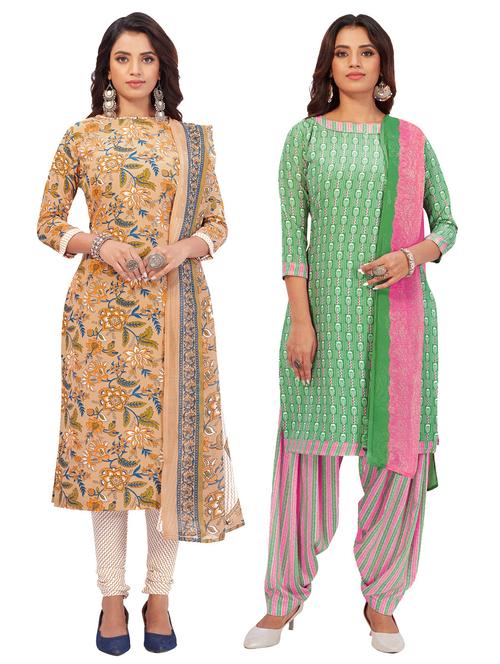 pack of 2 unstitched suit set - 19327570 - Very Small Image - 1