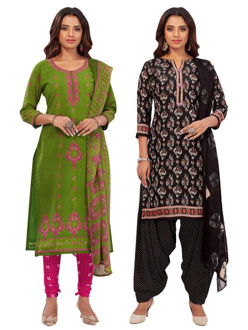 pack of 2 unstitched suit set - 19327589 - Very Small Image - 1