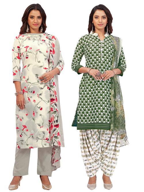 pack of 2 unstitched suit set - 19327721 - Very Small Image - 1