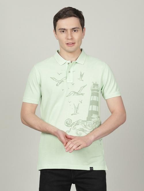 printed cotton polo t-shirt t - 19328756 - Very Small Image - 1