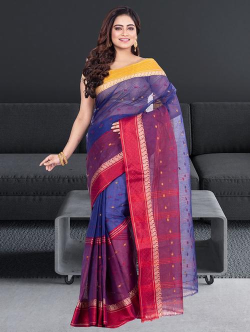 women's self design multi colored saree - 19329270 - Very Small Image - 1