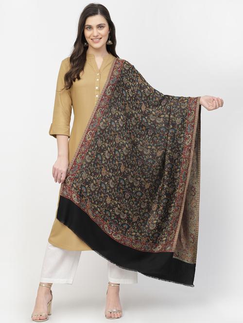 women's self design print stole - 19330216 - Very Small Image - 1