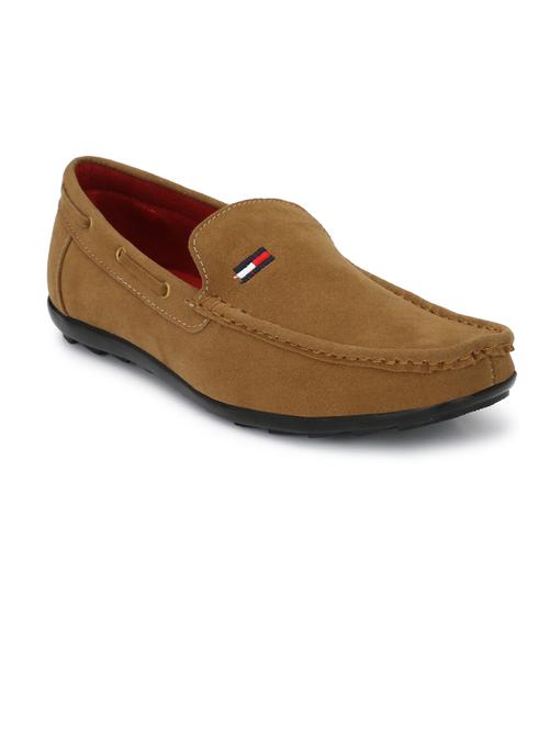 tan suede slip on loafers - 19335049 - Very Small Image - 1