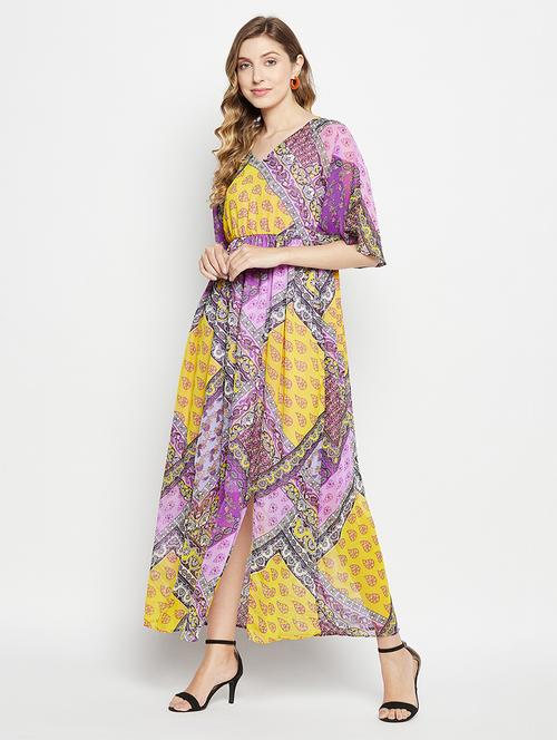 women's  floral dress - 19335132 - Very Small Image - 1