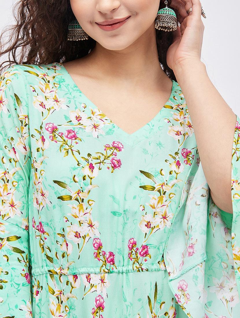 women's flared kurta - 19335359 - Standard Image - 5
