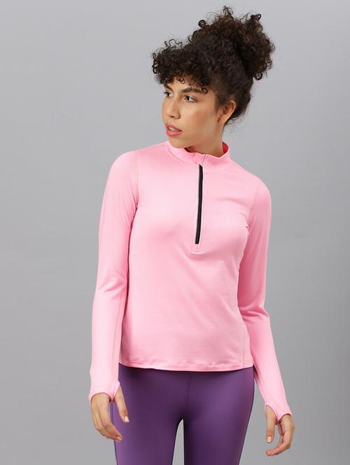 women's plain mock neck t-shirt - 19336792 - Very Small Image - 1