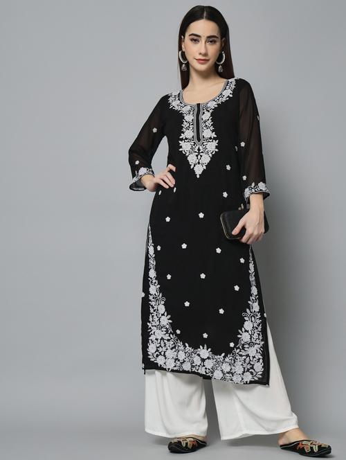 women's straight kurta - 19339986 - Very Small Image - 1