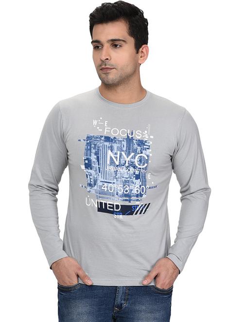 round neck printed regular t-shirt - 19342617 - Very Small Image - 1