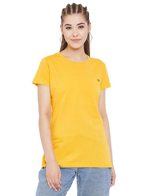 yellow solid t-shirt - 19342726 - Very Small Image - 1