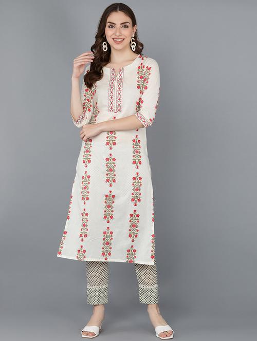 women's straight kurta - 19348358 - Very Small Image - 1