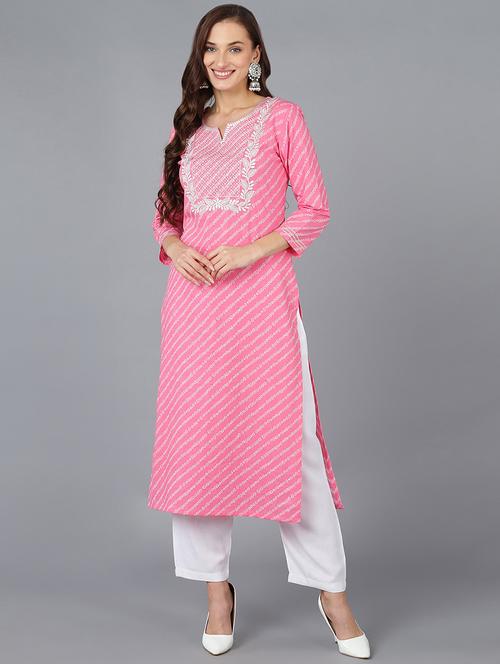 women's straight kurta - 19348681 - Very Small Image - 1