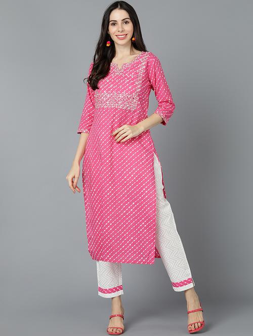 women's straight kurta - 19349005 - Very Small Image - 1