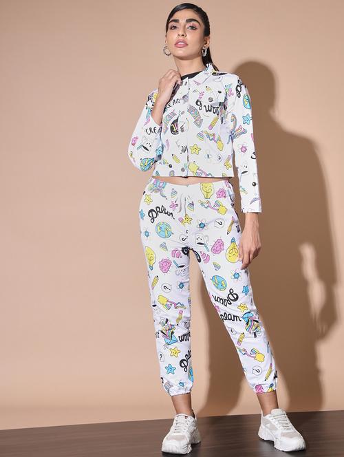 white printed combos dress - 19349094 - Very Small Image - 1