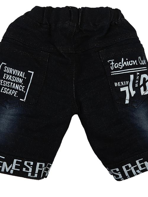 denim solids shorts  - 19349583 - Very Small Image - 1