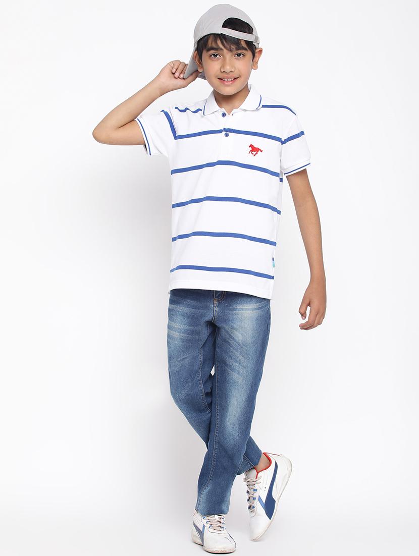 boys polo neck solid t-shirt - 19352927 - Standard Image - 4