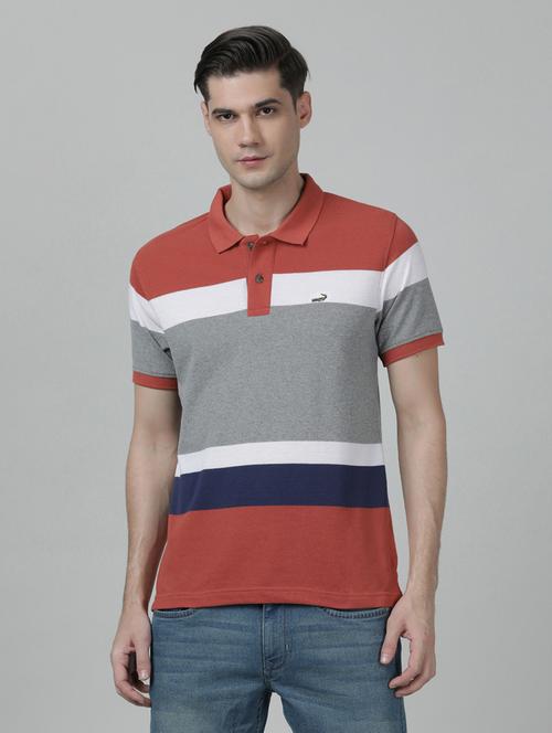cotton stripes t-shirt - 19353423 - Very Small Image - 1