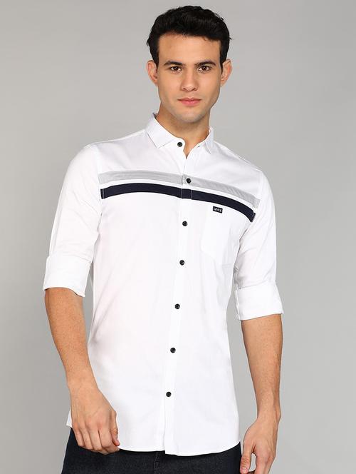  cotton stripes casual shirts - 19353806 - Very Small Image - 1