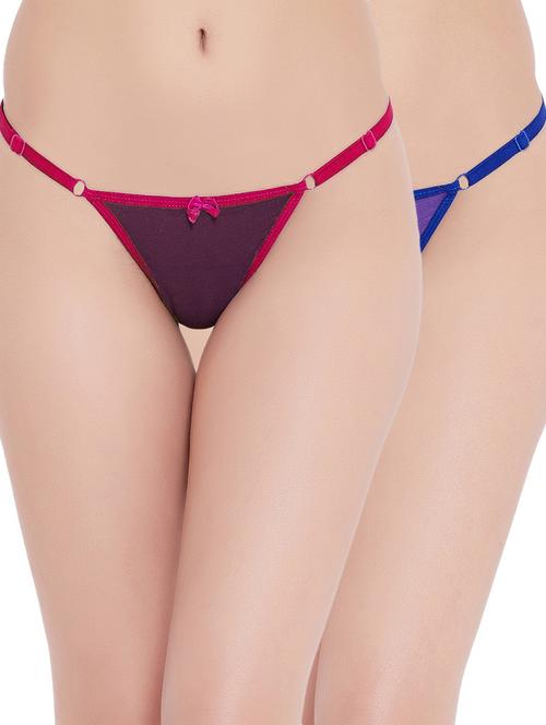 pack of 2 thongs panty - 19353944 - Very Small Image - 1