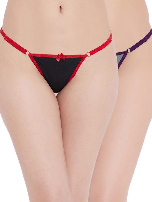 pack of 2 thongs panty - 19353952 - Very Small Image - 1