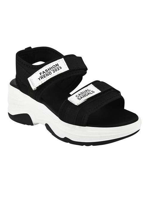 black floaters sandal - 19354126 - Very Small Image - 1