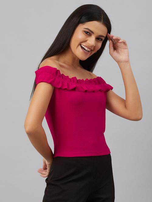 pink solid regular top - 19354443 - Very Small Image - 1